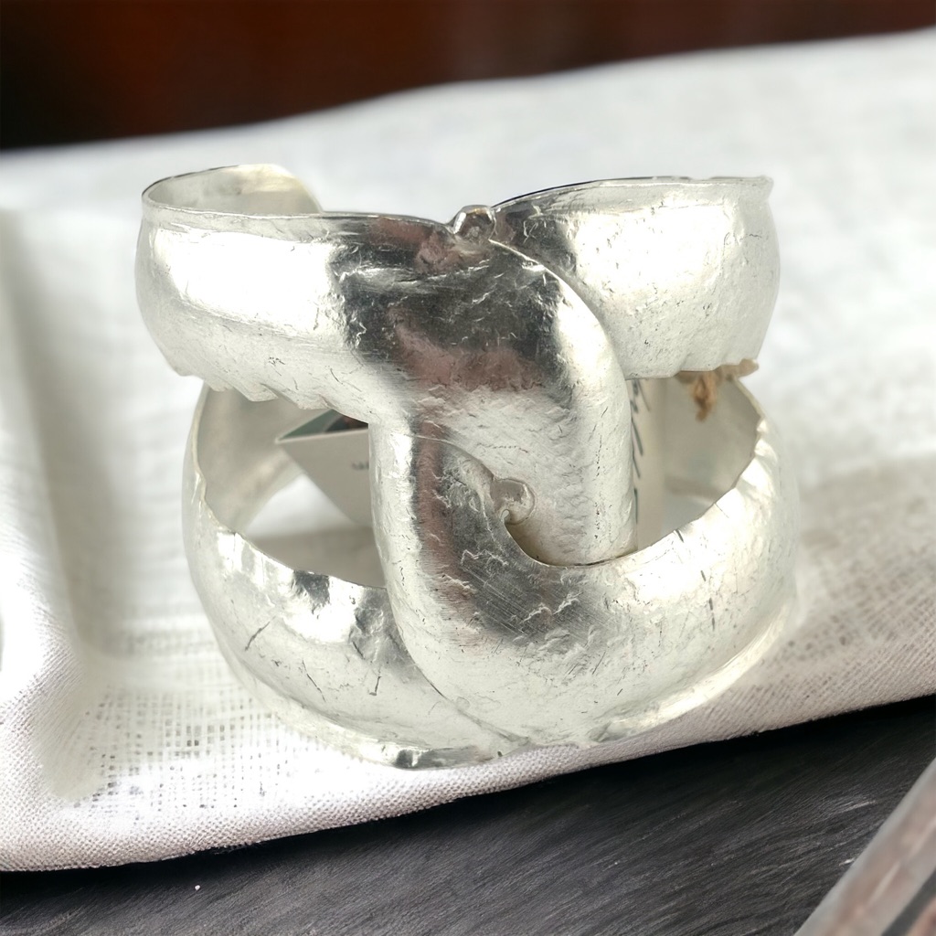 Silver Artifact Cuff
